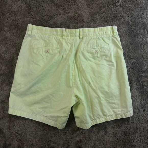 Vineyard Vines Breaker Short Chino Shorts Neon Yellow Green 38 Men's 7" - Picture 2 of 6